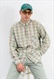 Marlboro vintage plaid shirt long sleeve top