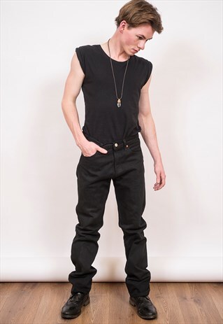 LEVI'S 501 BLACK DENIM JEANS