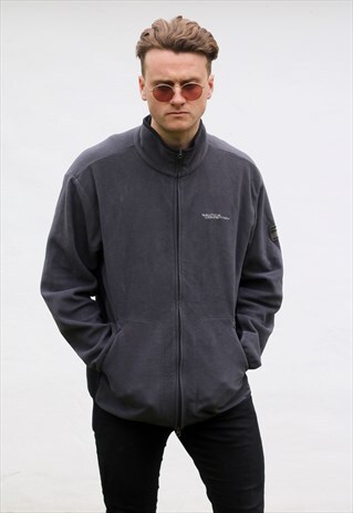 NAUTICA COMPETITION USA 90S MINIMALIST FLEECE JACKET