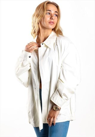 VINTAGE CREAM ZIPPER JACKET J1609
