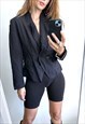 Cropped Classy Black Formal Jacket