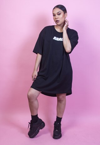 BLACK OVERSIZED RARE DRESS