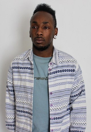 VINTAGE FUNKY FLANNEL SHIRT MEDIUM