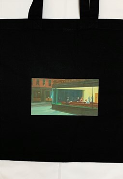 Nighthawks by Edward Hopper Canvas Tote Bag