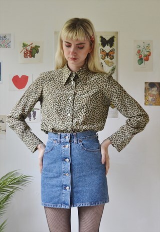 VINTAGE BLOUSE FLORAL TOP