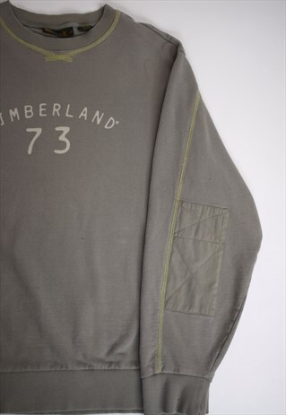 VINTAGE 90S TIMBERLAND TAUPE KHAKI SWEATSHIRT