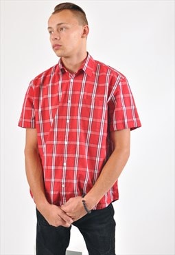 Vintage 90's short sleeve checked shirt