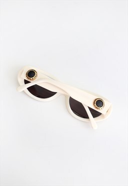 1996 Fendi Cream Sunglasses