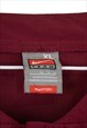 VINTAGE NIKE FSU WINDBREAKER TEE SHIRT IN BURGUNDY XL