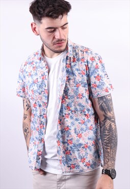 Vintage BOSS Floral Patterned Shirt in Multicolour