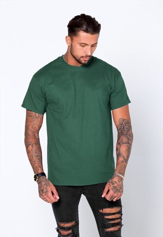 ESSENTIAL BLANK T-SHIRT - INDIGO TEAL BLUE
