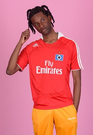 VINTAGE ADIDAS HAMBURGER SV FOOTBALL SHIRT