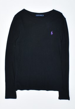 90's Ralph Lauren Top Long Sleeve Black