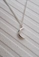 SILVER MOON NECKLACE