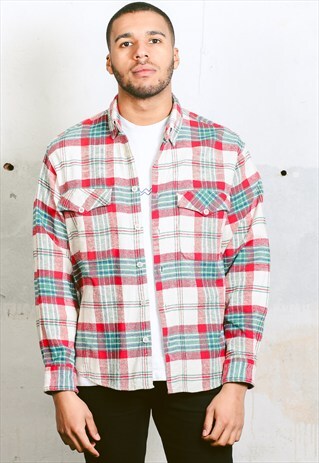 VINTAGE THICK FLANNEL SHIRT