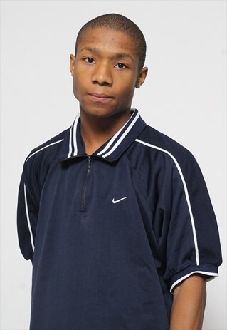 VINTAGE NIKE 1/4 ZIP POLO SHIRT