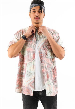 VINTAGE PATTERN SHIRT PSAW291D
