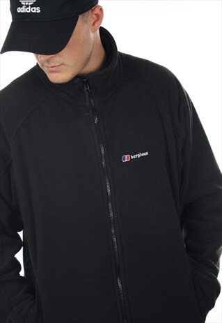 VINTAGE BERGHAUS FULL ZIP FLEECE TOP
