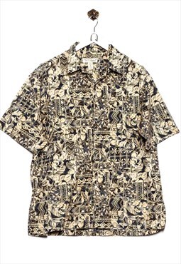 Vintage Tori Richard 90s Hawaiian Shirt Floral Print Colorfu
