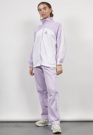 VINTAGE 90'S ADIDAS LILAC TRACKSUIT SET