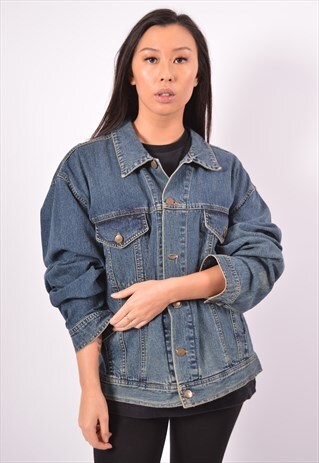 VINTAGE DKNY DENIM JACKET BLUE