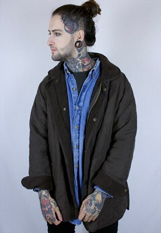 VINTAGE BARBOUR POLAR QUILT JACKET