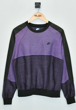 Vintage 1980's Nike Sweatshirt Purple XSmall