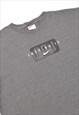 VINTAGE 90S NIKE SPELLOUT LOGO T-SHIRT IN GREY
