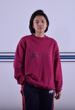 MAGENTA CHAMPION SWEATSHIRT