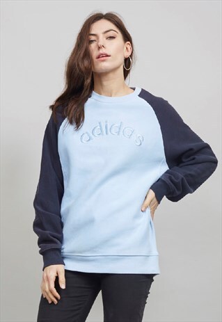 VINTAGE CLASSIC 90'S BLUE ADIDAS SWEATSHIRT