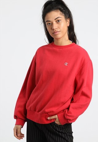 90S CHAMPION EMBROIDERED LOGO SWEATSHIRT