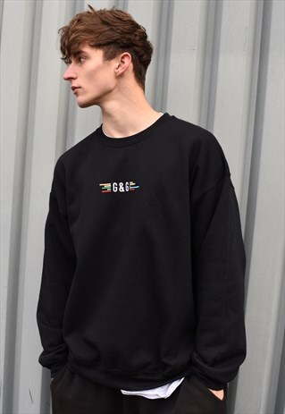 G&G UNISEX BLACK ORIGINALL SOUND SWEAT