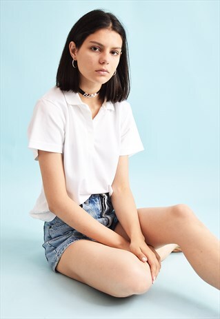 90'S RETRO NEUTRAL SPORTS POLO T-SHIRT TEE