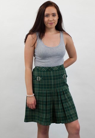 VINTAGE TARTAN SKIRT