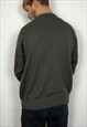 VINTAGE BURBERRYS WOOL SWEATER WITH FRONT EMBROIDERY DETAIL