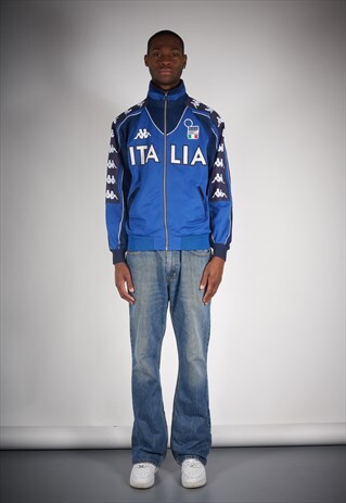 VINTAGE KAPPA ITALLIA NATIONAL TRACK JACKET