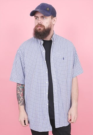 VINTAGE RALPH LAUREN CHECK SHIRT /R6162
