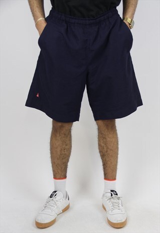 VINTAGE PUMA NAVY SPORT SHORTS