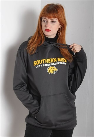 VINTAGE NIKE COLLEGE HOODIE GREY