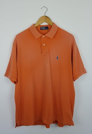 VINTAGE POLO RALPH LAUREN POLO SHIRT BLUE