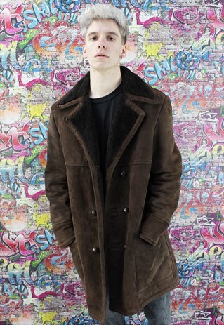 VINTAGE AVIATOR/FLYING JACKET. SHEARLING SHEEP SKIN. UNISEX.