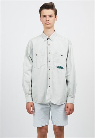 VINTAGE GREY LEE LONG SLEEVE SHIRT