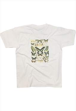 Adolphe Millot Butterfly T-Shirt Natural History Botanical