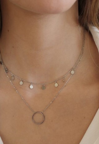 SILVER SMALL DETAILS NECKLACE BORBOLETA