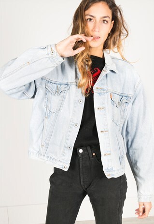VINTAGE 80S LEVI'S DENIM JACKET / R0970