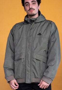 Vintage Adidas Winter Jacket in Green M