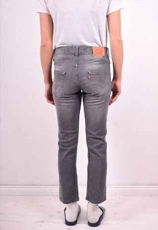 LEVI'S 511 WOMENS VINTAGE JEANS W30 L26 GREY 90'S