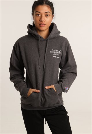 VINTAGE CHAMPION COLLEGE PRINT HOODIE