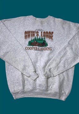 vintage owins lodge alaska 1996 winter jumper
