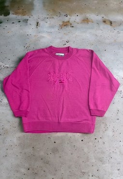 Vintage 90s Reebok Embroidered Spell Out Sweatshirt